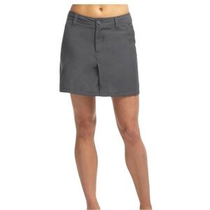 Icebreaker Destiny Skirt Gray Sz 28 Merino Organic Cotton A line Casual Sporty